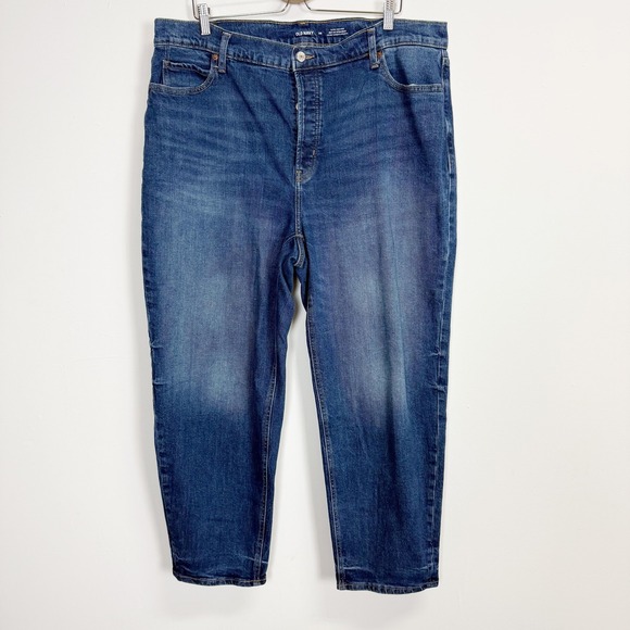 Old Navy Denim - Old Navy Jeans Womens 20 Extra High Rise Sky-Hi Straight Secret Smooth Pockets